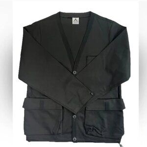 The Wasted Collective Cargo Style Jacket Mens Size Small Black NWOT  Canvas